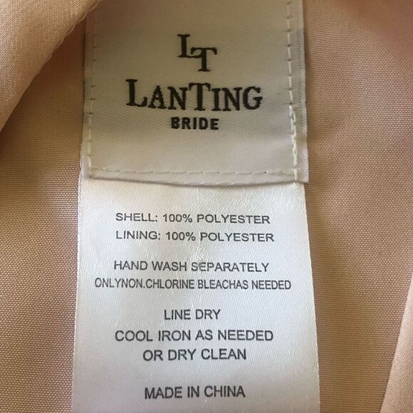 NEW LanTing Bride Pale Pink MOB Two Piece Set Size 10 NWT - Picture 6 of 16